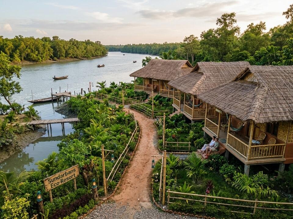 Riverside Cottages & Traditional Bengali Feasts